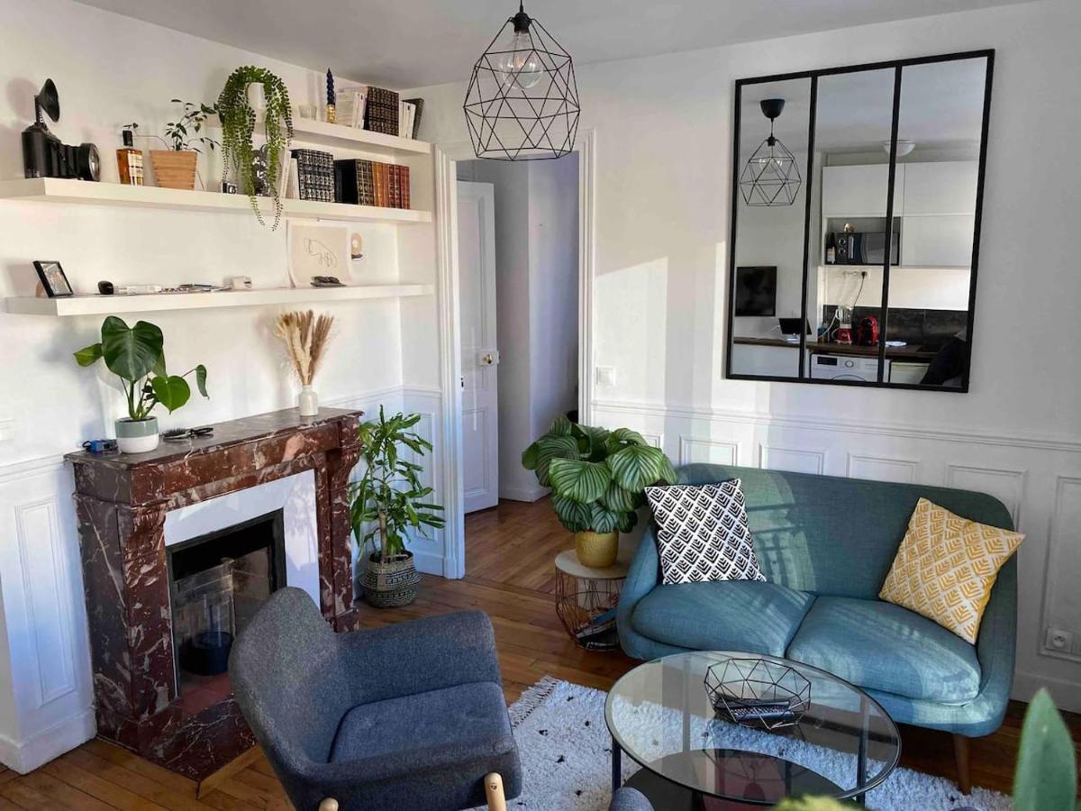 Appartement Buttes Chaumont ปารีส ภายนอก รูปภาพ
