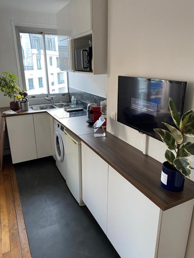 Appartement Buttes Chaumont ปารีส ภายนอก รูปภาพ